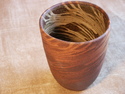 Combined clay yunomi (teacup) by Senda Yoshiaki